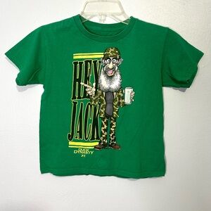 Duck Dynasty Kids Green Short Sleeve T-Shirt Youth Medium Cotton
